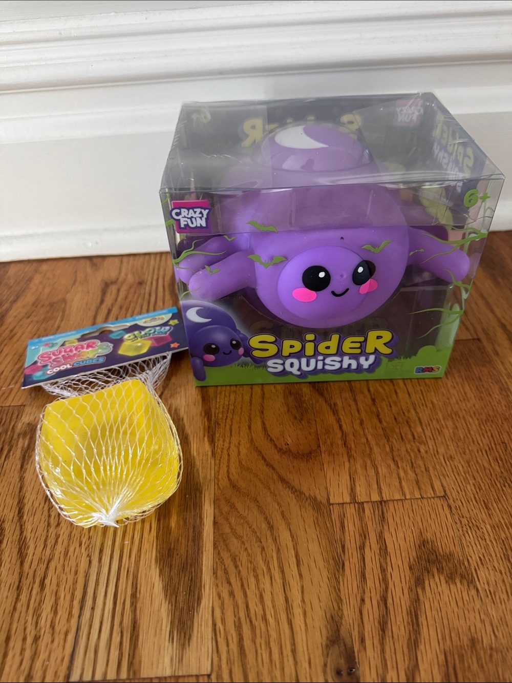 Crazy Fun Spider Squishy and Sugar swabs squishy new